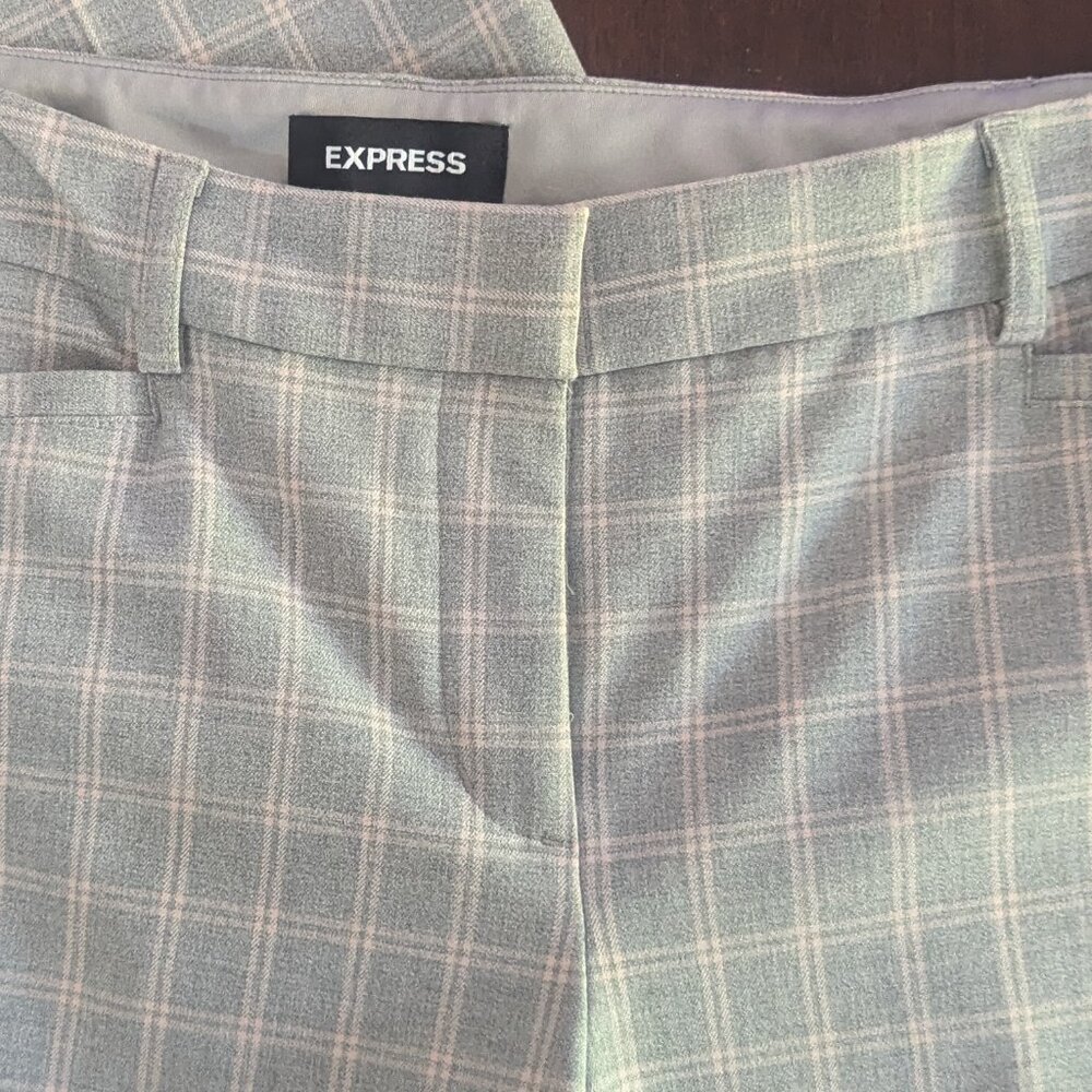 Express Columnist Barely Boot Stretch Mid Rise Pl… - image 3